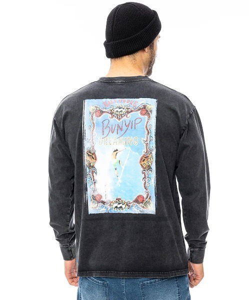 BILLABONG（ビラボン）の「BILLABONG メンズ HERITAGE ロンＴ 【2024年秋冬モデル】/ビラボンバックプリント長袖ロンT（Tシャツ/カットソー・メンズ・ブラック/オフホワイト/ブラック系その他/ホワイト系その他・MEDIUM/LARGE/X-LARGE）」の17枚目の写真