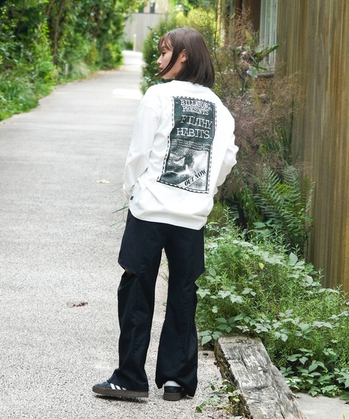 BILLABONG（ビラボン）の「BILLABONG メンズ HERITAGE ロンＴ 【2024年秋冬モデル】/ビラボンバックプリント長袖ロンT（Tシャツ/カットソー・メンズ・ブラック/オフホワイト/ブラック系その他/ホワイト系その他・MEDIUM/LARGE/X-LARGE）」の20枚目の写真