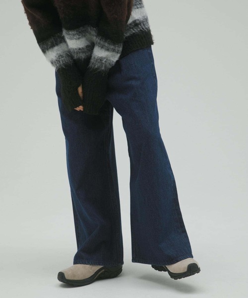 【セール】バギータックデニム（デニムパンツ）｜EKAL（エカル）