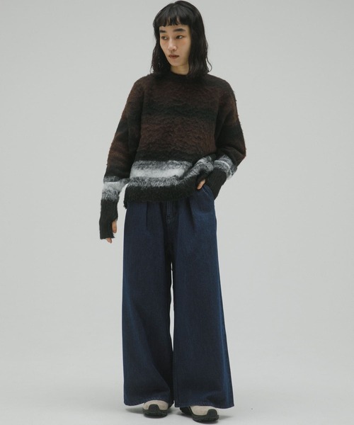 EKAL(エカル)の「バギータックデニム(デニムパンツ・レディース・ブルー系その他/ワンウォッシュ・SMALL/MEDIUM)」の14枚目の写真