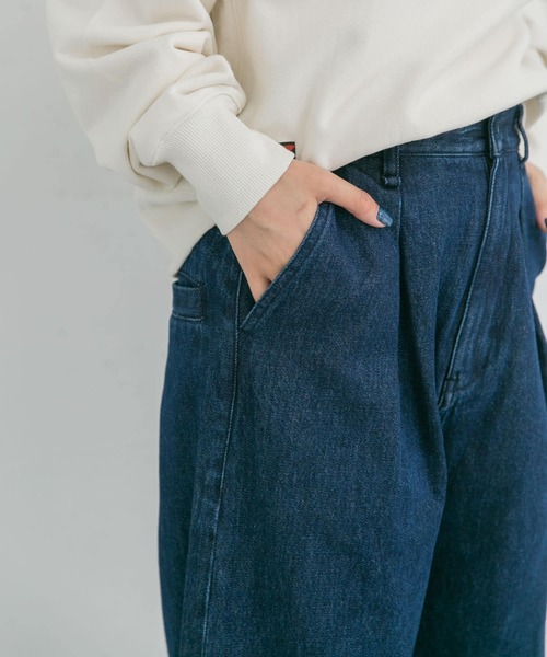 EKAL(エカル)の「バギータックデニム(デニムパンツ・レディース・ブルー系その他/ワンウォッシュ・SMALL/MEDIUM)」の16枚目の写真