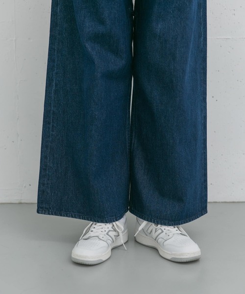 EKAL(エカル)の「バギータックデニム(デニムパンツ・レディース・ブルー系その他/ワンウォッシュ・SMALL/MEDIUM)」の17枚目の写真