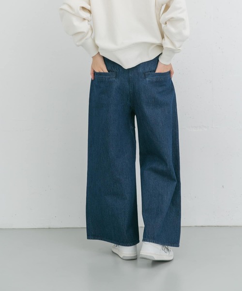 EKAL(エカル)の「バギータックデニム(デニムパンツ・レディース・ブルー系その他/ワンウォッシュ・SMALL/MEDIUM)」の21枚目の写真