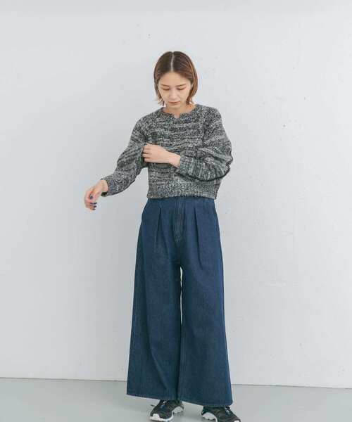 EKAL(エカル)の「バギータックデニム(デニムパンツ・レディース・ブルー系その他/ワンウォッシュ・SMALL/MEDIUM)」の22枚目の写真
