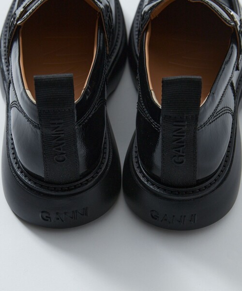GANNI（ガニー）の「GANNI/ガニー EVERYDAY LOAFER / S2621 / 厚底ローファー（ローファー・レディース・ブラック・37/38/36）」の5枚目の写真