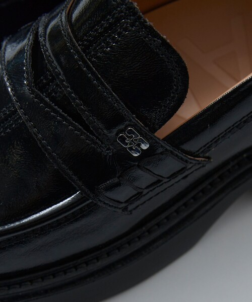 GANNI（ガニー）の「GANNI/ガニー EVERYDAY LOAFER / S2621 / 厚底ローファー（ローファー・レディース・ブラック・37/38/36）」の7枚目の写真