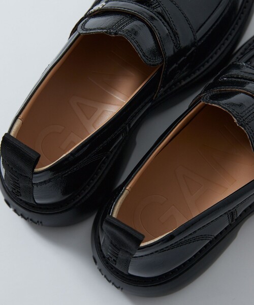GANNI（ガニー）の「GANNI/ガニー EVERYDAY LOAFER / S2621 / 厚底ローファー（ローファー・レディース・ブラック・37/38/36）」の8枚目の写真