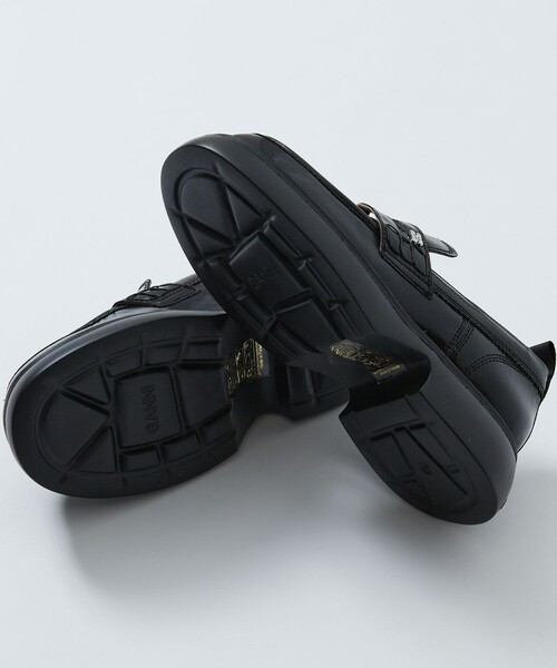 GANNI（ガニー）の「GANNI/ガニー EVERYDAY LOAFER / S2621 / 厚底ローファー（ローファー・レディース・ブラック・37/38/36）」の9枚目の写真