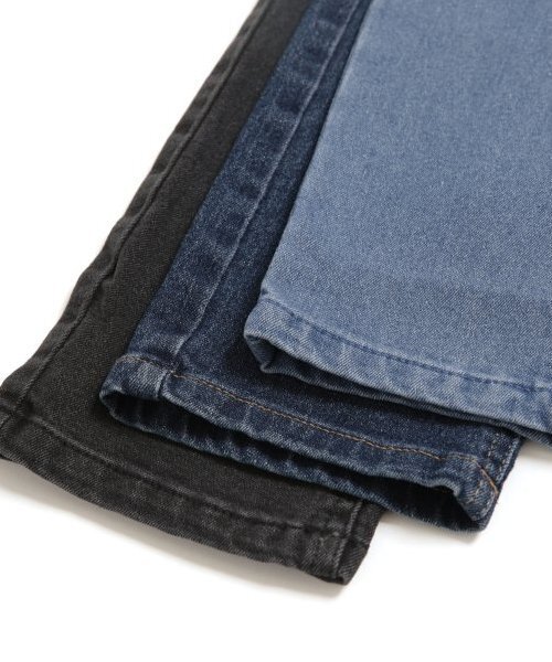 GLAZOS（グラソス）の「【大人向けサイズあり】ストレッチ裏起毛デニム・スリムパンツ（デニムパンツ・キッズ・ライトブルー/ブラック/インディゴブルー・140cm/150cm/160cm/170cm）」の8枚目の写真