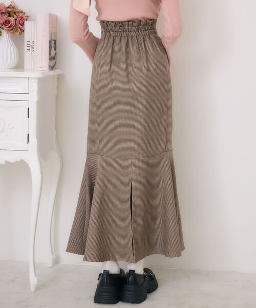 ems excite（エムズエキサイト）の「バックスリットマーメイドSK（スカート・レディース・ブラウン系その他/ブラック/ライトグレー・FREE）」の11枚目の写真