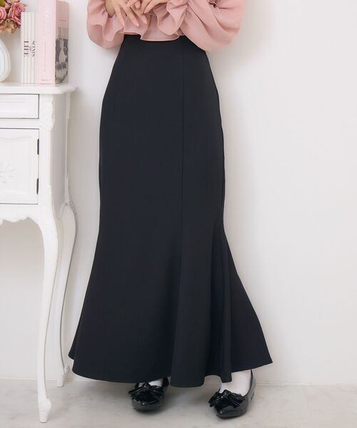 ems excite（エムズエキサイト）の「バックスリットマーメイドSK（スカート・レディース・ブラウン系その他/ブラック/ライトグレー・FREE）」の16枚目の写真