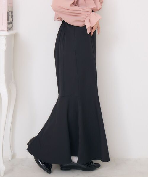 ems excite（エムズエキサイト）の「バックスリットマーメイドSK（スカート・レディース・ブラウン系その他/ブラック/ライトグレー・FREE）」の17枚目の写真