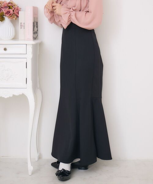 ems excite（エムズエキサイト）の「バックスリットマーメイドSK（スカート・レディース・ブラウン系その他/ブラック/ライトグレー・FREE）」の18枚目の写真