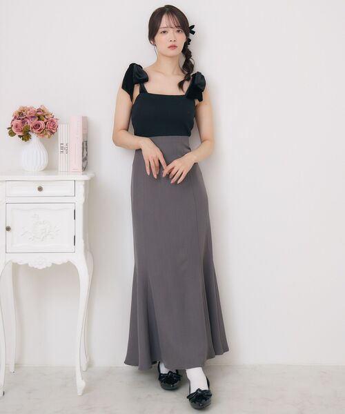 ems excite（エムズエキサイト）の「バックスリットマーメイドSK（スカート・レディース・ブラウン系その他/ブラック/ライトグレー・FREE）」の20枚目の写真