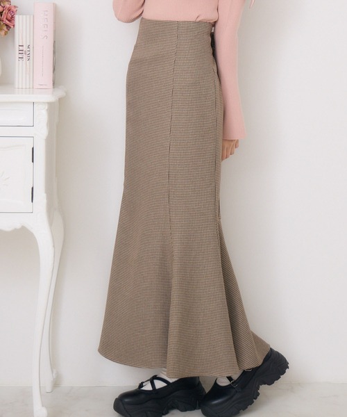 ems excite（エムズエキサイト）の「バックスリットマーメイドSK（スカート・レディース・ブラウン系その他/ブラック/ライトグレー・FREE）」の3枚目の写真