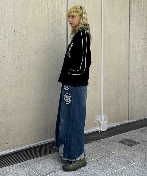 Candy Stripper（キャンディストリッパー）の「TOKYO CANDY TRACK ジャケット（その他アウター・レディース・ボルドー/アイボリー/ブラック・2）」の11枚目の写真