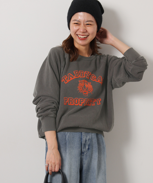 MIXTA（ミクスタ）の「別注【MIXTA/ミクスタ】*RELUME C/N SWEAT：スウェット（スウェット・レディース・ブラック系その他/ホワイト/キャメル・FREE）」の11枚目の写真