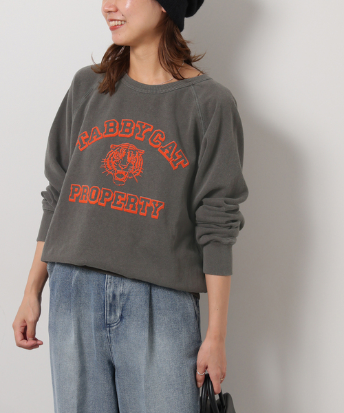 MIXTA（ミクスタ）の「別注【MIXTA/ミクスタ】*RELUME C/N SWEAT：スウェット（スウェット・レディース・ブラック系その他/ホワイト/キャメル・FREE）」の12枚目の写真