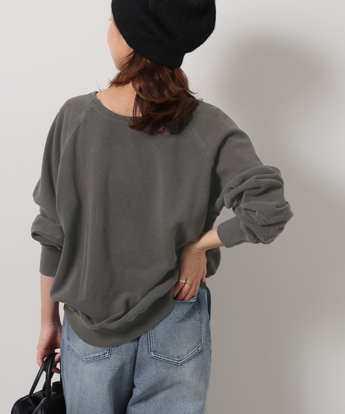 MIXTA（ミクスタ）の「別注【MIXTA/ミクスタ】*RELUME C/N SWEAT：スウェット（スウェット・レディース・ブラック系その他/ホワイト/キャメル・FREE）」の15枚目の写真