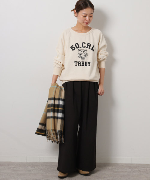 MIXTA（ミクスタ）の「別注【MIXTA/ミクスタ】*RELUME C/N SWEAT：スウェット（スウェット・レディース・ブラック系その他/ホワイト/キャメル・FREE）」の17枚目の写真