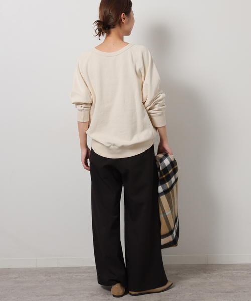 MIXTA（ミクスタ）の「別注【MIXTA/ミクスタ】*RELUME C/N SWEAT：スウェット（スウェット・レディース・ブラック系その他/ホワイト/キャメル・FREE）」の19枚目の写真