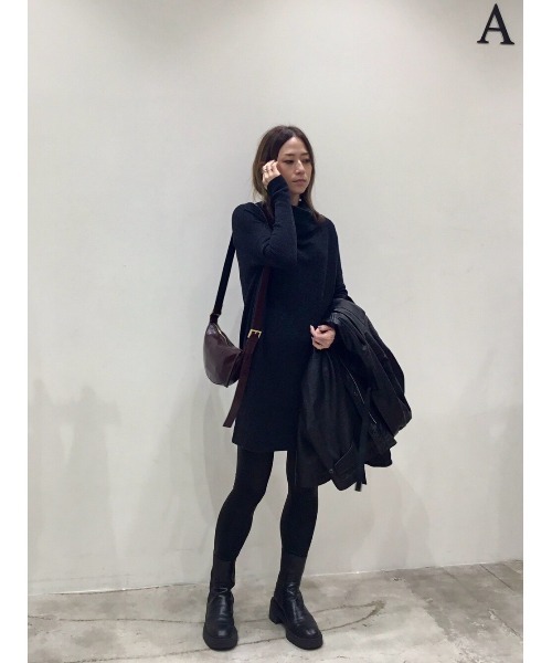 ALLSAINTS（オールセインツ）の「KELSEA RELAXED FIT LEATHER JACKET | KELSEA リラックス フィット レザー ジャケット（その他アウター・レディース・ブラック・S/M/XS/L）」の11枚目の写真