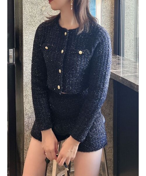 dazzlin（ダズリン）の「ツイードライクニットパンツ（その他パンツ・レディース・ベージュ/ネイビー/ブルー/レッド・FREE）」の18枚目の写真