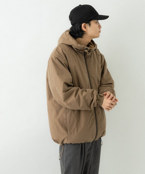 EKAL（エカル）の「『撥水』インサレーションカラーパーカー（ダウンジャケット/コート・メンズ・ブラウン系その他/ベージュ/グレー・MEDIUM/LARGE）」の15枚目の写真