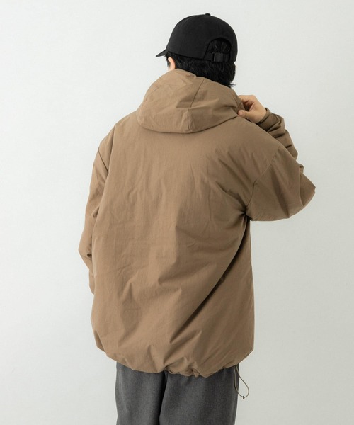 EKAL（エカル）の「『撥水』インサレーションカラーパーカー（ダウンジャケット/コート・メンズ・ブラウン系その他/ベージュ/グレー・MEDIUM/LARGE）」の17枚目の写真