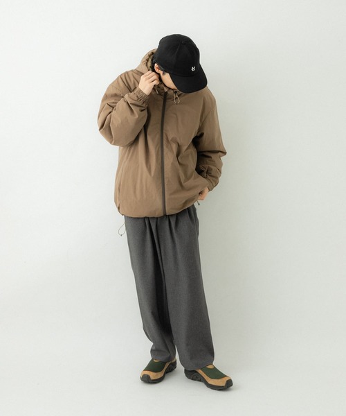 EKAL（エカル）の「『撥水』インサレーションカラーパーカー（ダウンジャケット/コート・メンズ・ブラウン系その他/ベージュ/グレー・MEDIUM/LARGE）」の19枚目の写真