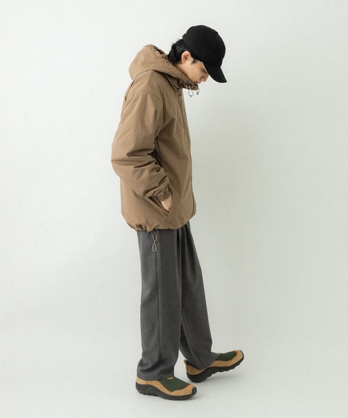 EKAL（エカル）の「『撥水』インサレーションカラーパーカー（ダウンジャケット/コート・メンズ・ブラウン系その他/ベージュ/グレー・MEDIUM/LARGE）」の20枚目の写真