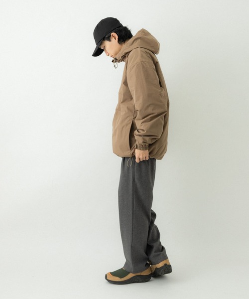 EKAL（エカル）の「『撥水』インサレーションカラーパーカー（ダウンジャケット/コート・メンズ・ブラウン系その他/ベージュ/グレー・MEDIUM/LARGE）」の21枚目の写真