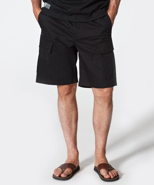 ACANTHUS(アカンサス)の「ACANTHUS:Cargo Shorts(カーゴパンツ・メンズ・ホワイト/ブラック・S/M/L/XL)」の1枚目の写真