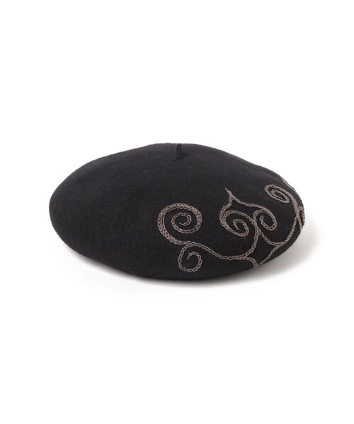 別注】cableami / アイヌ刺繍ベレー（ハンチング/ベレー帽）｜fennica