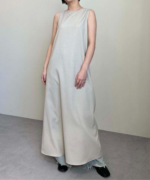 1chaku.（イッチャク）の「アメスリワンピース（ワンピース・レディース・ブラック/サンドベージュ/サンドグレー/グレー/ブルーグレー/ブルー/モカ・マルチサイズ）」の6枚目の写真