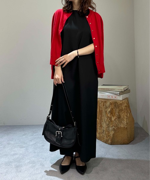 1chaku.（イッチャク）の「アメスリワンピース（ワンピース・レディース・ブラック/サンドベージュ/サンドグレー/グレー/ブルーグレー/ブルー/モカ・マルチサイズ）」の11枚目の写真