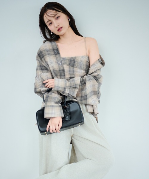 SNIDEL スウェットタックワイドパンツ SNIDEL（スナイデル）の「【WEB限定サイズあり】スウェット