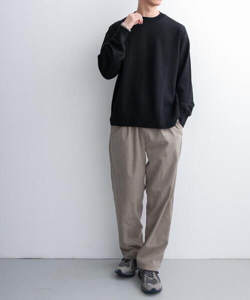 FORK&SPOON（フォークアンドスプーン）の「FORK&SPOON　ウーステッドヤーンクルーネックニット（ニット/セーター・メンズ・オレンジ系その他/ブルー/ブラック/アイボリー・5/4）」の15枚目の写真