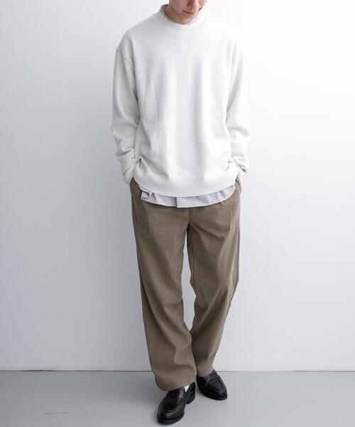 FORK&SPOON（フォークアンドスプーン）の「FORK&SPOON　ウーステッドヤーンクルーネックニット（ニット/セーター・メンズ・オレンジ系その他/ブルー/ブラック/アイボリー・5/4）」の21枚目の写真