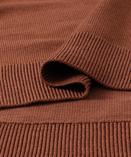 FORK&SPOON（フォークアンドスプーン）の「FORK&SPOON　ウーステッドヤーンクルーネックニット（ニット/セーター・メンズ・オレンジ系その他/ブルー/ブラック/アイボリー・5/4）」の8枚目の写真