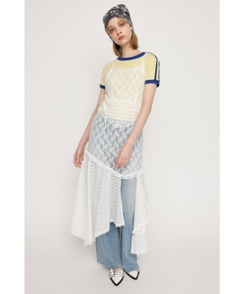 SLY(スライ)の「COMBINATION LACE DRESS コンビネーション レース ドレス(ワンピース・レディース・ブラック/ホワイト・FREE)」の10枚目の写真