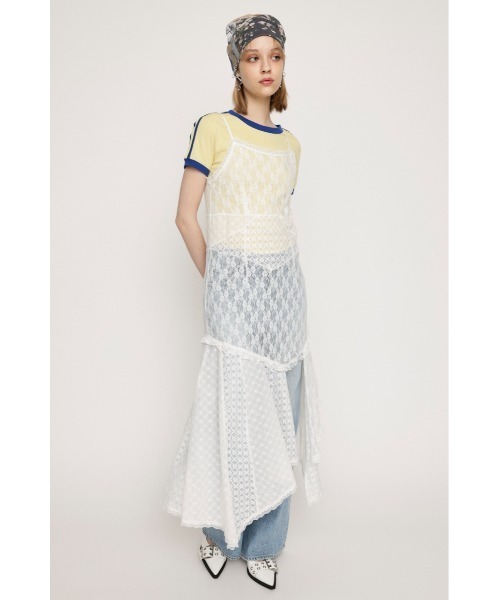 SLY(スライ)の「COMBINATION LACE DRESS コンビネーション レース ドレス(ワンピース・レディース・ブラック/ホワイト・FREE)」の11枚目の写真