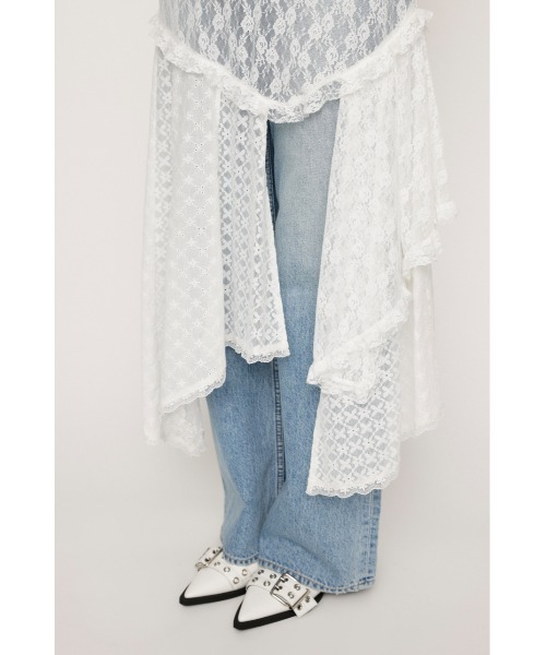 SLY(スライ)の「COMBINATION LACE DRESS コンビネーション レース ドレス(ワンピース・レディース・ブラック/ホワイト・FREE)」の18枚目の写真