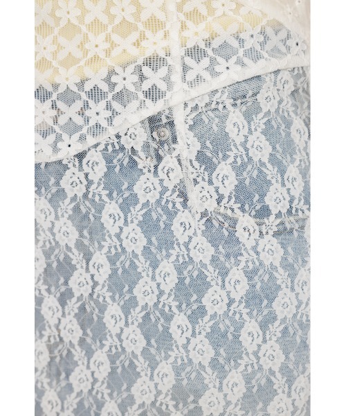 SLY(スライ)の「COMBINATION LACE DRESS コンビネーション レース ドレス(ワンピース・レディース・ブラック/ホワイト・FREE)」の19枚目の写真