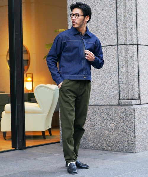 jiggys shop(ジギーズショップ)の「センタークリーステーパードイージーパンツスラックス(スラックス・メンズ・ブラック/グレー系その他/カーキ・SMALL/MEDIUM/LARGE/X-LARGE)」の21枚目の写真