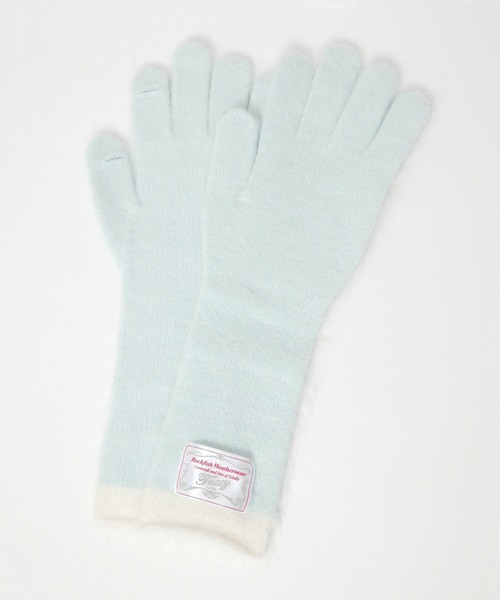 ROCKFISH WEATHERWEAR（ロックフィッシュウェザーウェア）の「【Rockfish Weatherwear】ファジーロンググローブ[tiny tiny]（手袋・レディース・ピンク/ホワイト/ライトグリーン・0）」の3枚目の写真