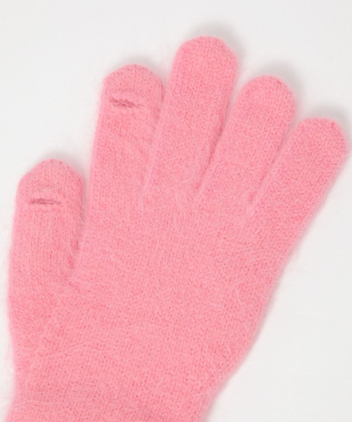 ROCKFISH WEATHERWEAR（ロックフィッシュウェザーウェア）の「【Rockfish Weatherwear】ファジーロンググローブ[tiny tiny]（手袋・レディース・ピンク/ホワイト/ライトグリーン・0）」の8枚目の写真
