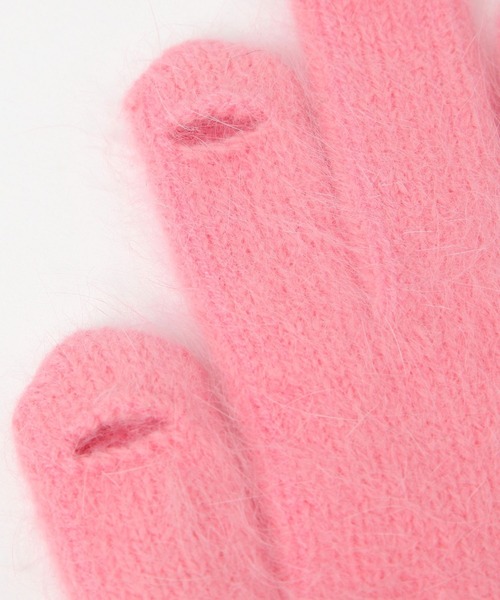 ROCKFISH WEATHERWEAR（ロックフィッシュウェザーウェア）の「【Rockfish Weatherwear】ファジーロンググローブ[tiny tiny]（手袋・レディース・ピンク/ホワイト/ライトグリーン・0）」の9枚目の写真