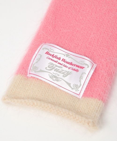 ROCKFISH WEATHERWEAR（ロックフィッシュウェザーウェア）の「【Rockfish Weatherwear】ファジーロンググローブ[tiny tiny]（手袋・レディース・ピンク/ホワイト/ライトグリーン・0）」の10枚目の写真