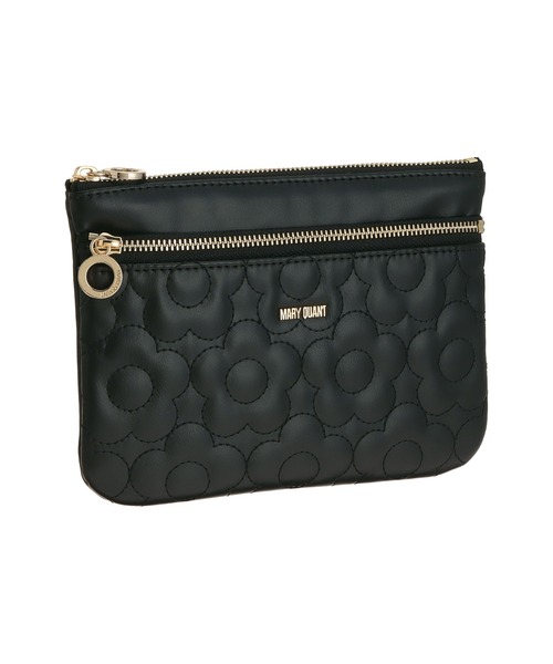 すぐ届く MARY QUANT* キルトフォームデイジー ラウンドポーチL MARY QUANT ONLINE SHOP｜マリークヮントオンラインショップ